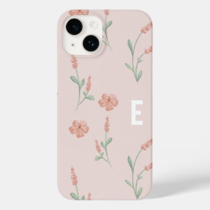 Coque Case-Mate iPhone Boîtier de téléphone I à motif floral rose pâle