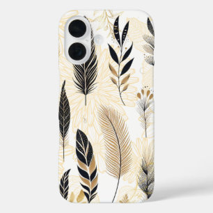 Coque Pour iPhone 16 Boîtier de téléphone imprimé en plume