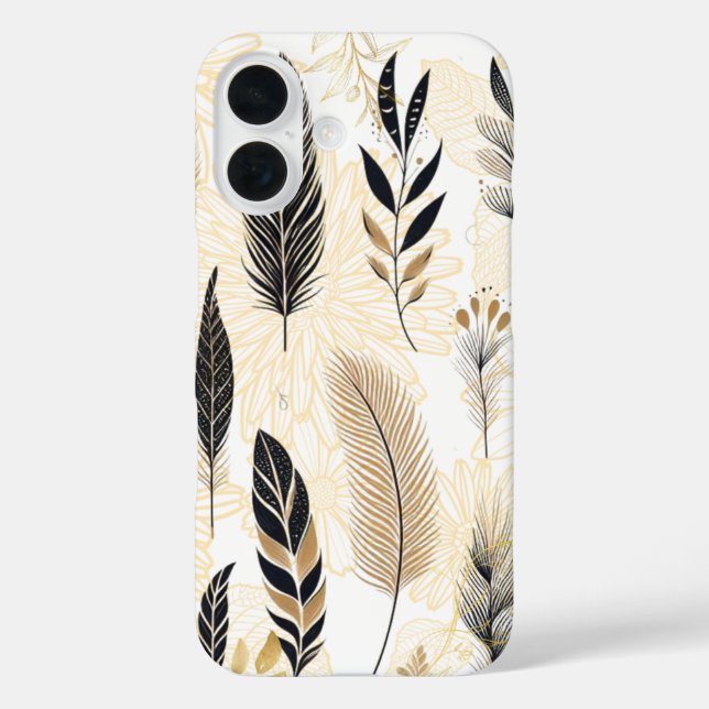 Coques Case-Mate iPhone Boîtier de téléphone imprimé en plume (Verso)