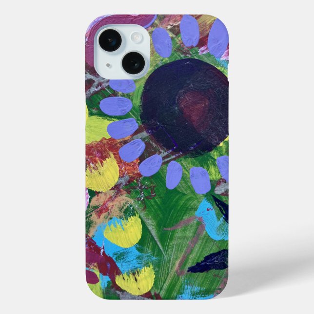 Coques Case-Mate iPhone Boîtier de téléphone IPhone avec motif Fleurs Abst (Verso)