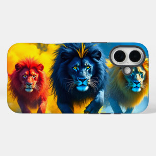 Coque Pour iPhone 16 Plus Boîtier de téléphone Lions coloré