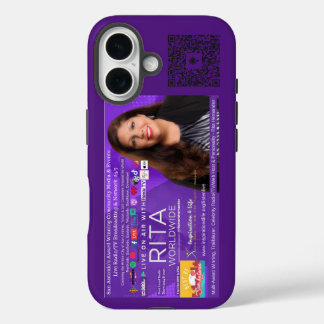 Coque Pour iPhone 16 Boîtier de téléphone Live On Air avec Rita pour iP
