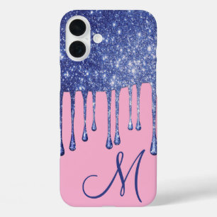Coque Pour iPhone 16 Plus Boîtier de téléphone monogramme Parties scintillan