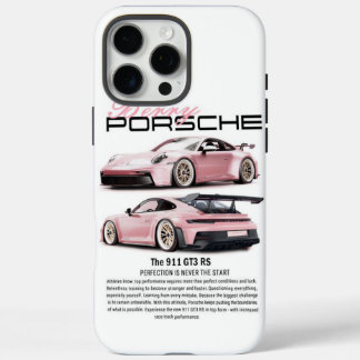 Coque iPhone 16 Pro Max Boîtier de téléphone Porshe course