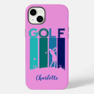 Coque Case-Mate iPhone Boîtier de téléphone portable Golfer 14 rose