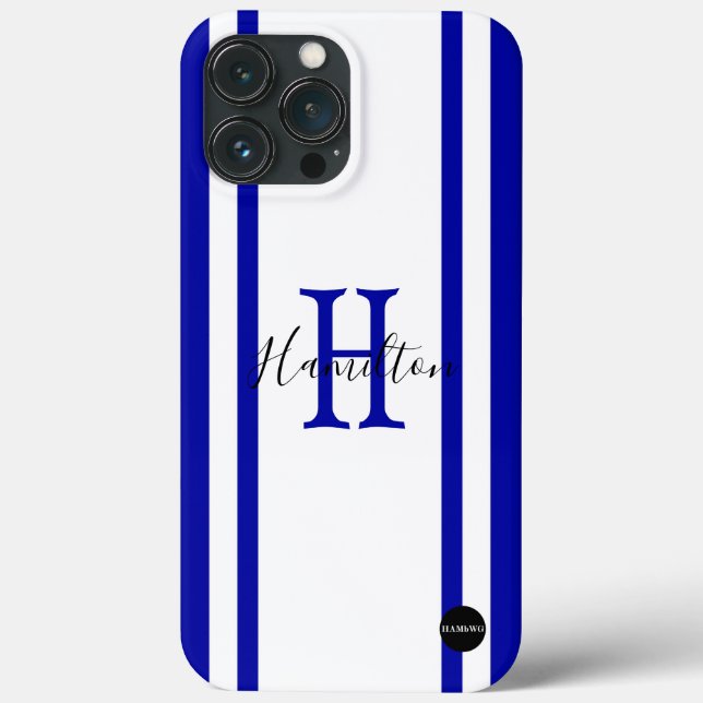 Coques Case-Mate iPhone Boîtier de téléphone portable - HAMbyWG - Bande bl (Verso)