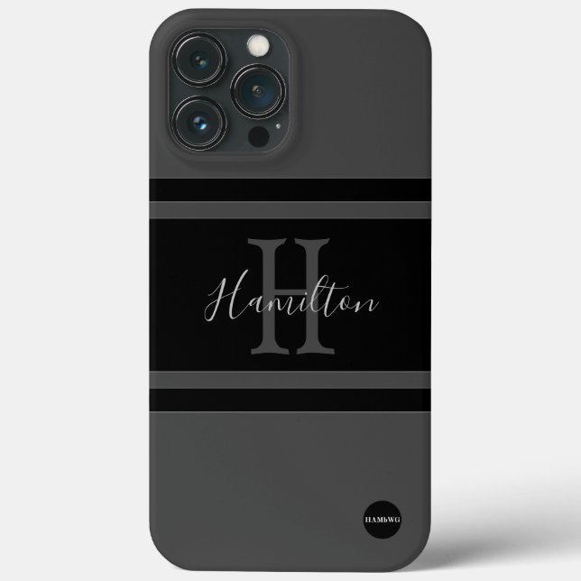 Coques Case-Mate iPhone Boîtier de téléphone portable - HAMbyWG - Noir sur (Verso)