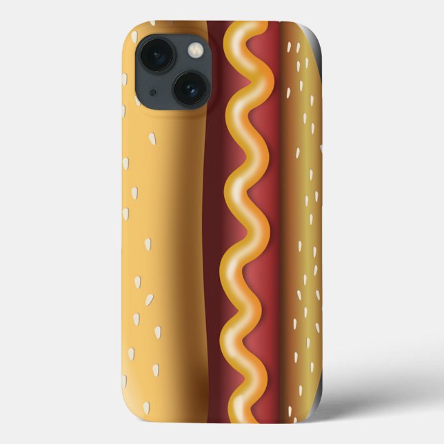 Coques Case-Mate iPhone Boîtier de téléphone portable hot-dog drôle (Verso)