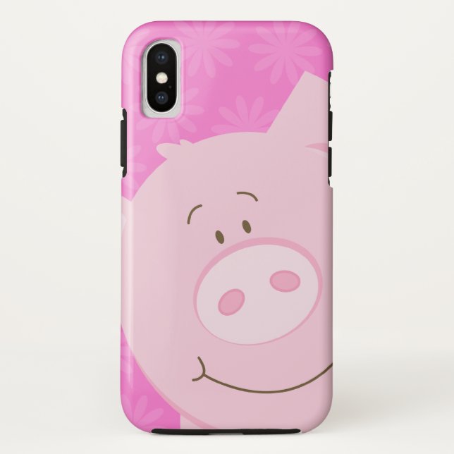 Coques Case-Mate iPhone Boîtier de téléphone portable pour cochon rose (Dos)