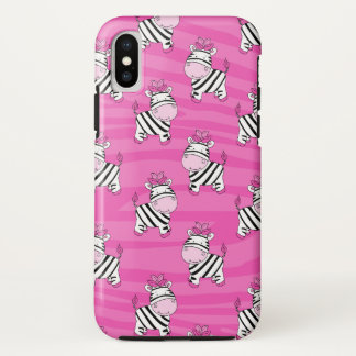 Case-Mate iPhone Case Boîtier de téléphone portable rose Zebra mignon