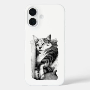 Coque Pour iPhone 16 Boîtier de téléphone portable Tabby Cat