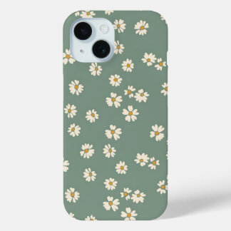 Coque Case-Mate iPhone Boîtier de téléphone pour fleurs vertes
