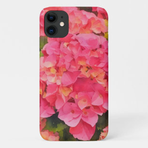 Case-Mate iPhone Case Boîtier de téléphone rose Hydrangea Fleurs d'Art F