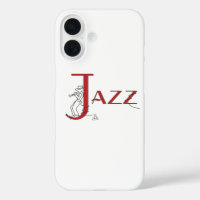 Boîtier de téléphone rouge de Trumpet Jazz