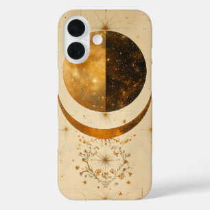 Coque Pour iPhone 16 Boîtier de téléphone solaire Alchimie Éclipse