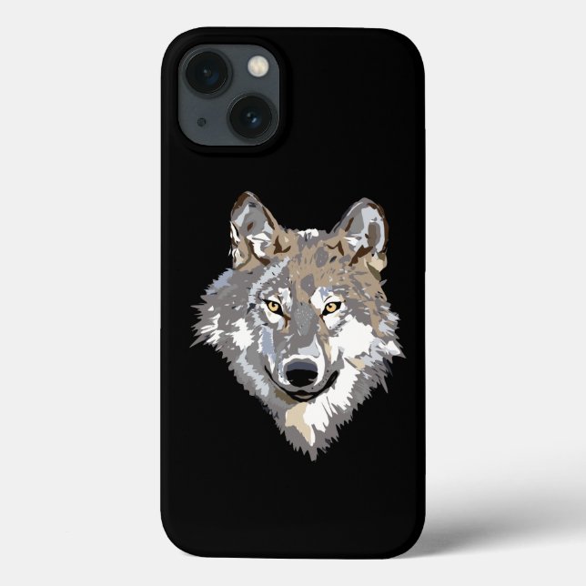 Coques Case-Mate iPhone Boîtier de téléphone visage Wolf (Verso)