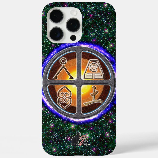 Coques Case-Mate iPhone Boîtier Earth Signs Case-Mate pour iPhone Pro Max (Verso)