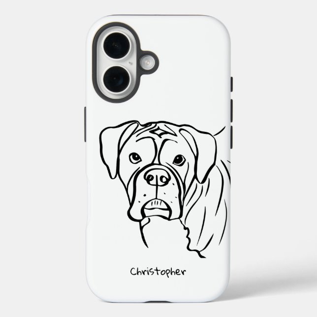Coques Case-Mate iPhone Boîtier en blanc : Ligne de texte modifiable Art P (Verso)