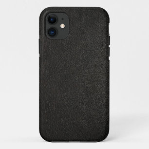 Coque Case-Mate Pour iPhone Boîtier Faux Black Leather iPhone 5s