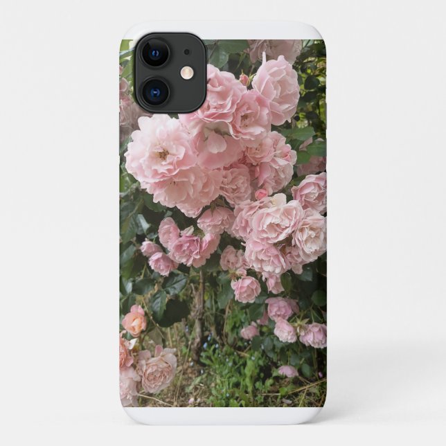 Coques Case-Mate iPhone Boîtier iPhone 11 à fleurs de rose rose (Dos)