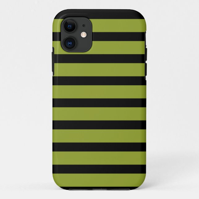 Coques Case-Mate iPhone Boîtier iPhone 5 Barely There Noir Rayures Vertes (Dos)