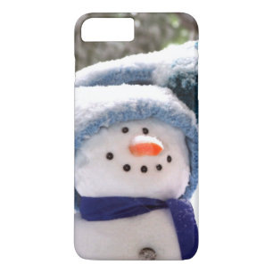 Coque iPhone 8 Plus/7 Plus Boîtier iPhone 7 Bonhomme de Neige Fait Main