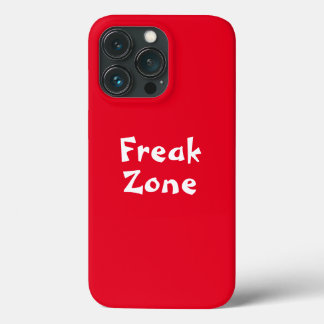 Case-Mate iPhone Case Boîtier iphone avec fond rouge et police blanche
