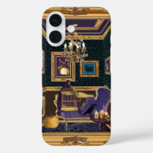 Boîtier iPhone Boudoir Baroque Luxueux sur le thèm
