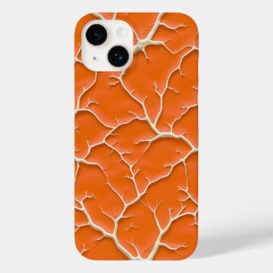 Coque Case-Mate iPhone Boîtier iPhone Branche Fissurée Orange Design Élég