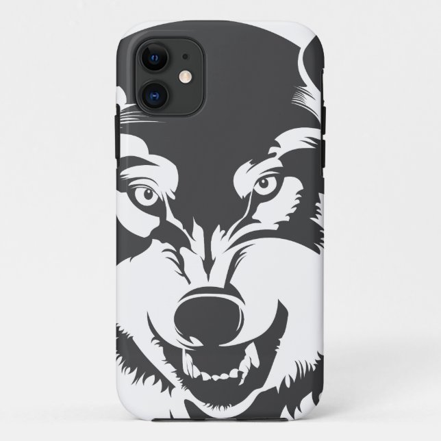 Coques Case-Mate iPhone Boîtier iPhone Case-Mate Tête de Loup (Dos)