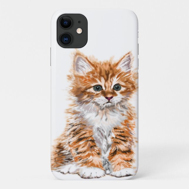 Coques Case-Mate iPhone Boîtier iPhone Chat Bébé - Choisissez les Couleurs (Dos)