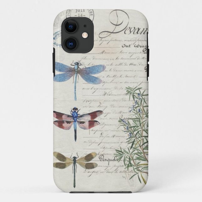 Coques Case-Mate iPhone Boîtier iPhone - Conception Libellule (Dos)