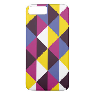 Coque iPhone 8 Plus/7 Plus Boîtier iPhone design géométrique mince.