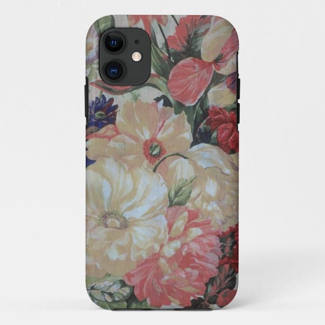 Coques Case-Mate iPhone Boîtier iPhone fleurs vintage (Dos)