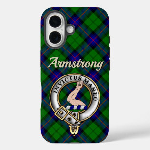 Coque Pour iPhone 16 Boîtier iPhone / iPad Badge et tartan du clan Arms