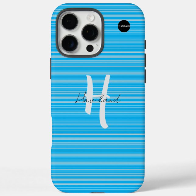 Coques Case-Mate iPhone Boîtier iPhone / iPad Blue HAMbyWG (Verso)