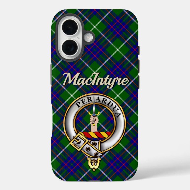 Coques Case-Mate iPhone Boîtier iPhone / iPad MacIntyre Clan Badge & Tarta (Verso)