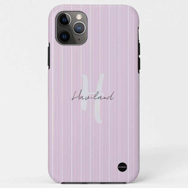 Coques Case-Mate iPhone Boîtier iPhone / iPad Rose Pâle Lignes (Dos)