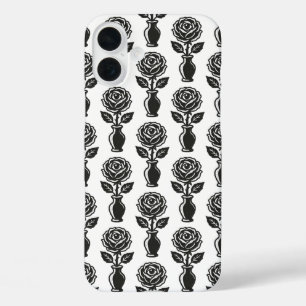 Coque Pour iPhone 16 Plus Boîtier iPhone / iPad Roses Eyes