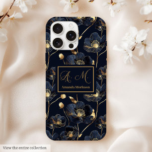 Coque Case-Mate iPhone Boîtier iPhone Navy Gold Cadeau de Naissance pour 