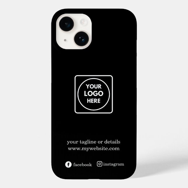 Coques Case-Mate iPhone Boîtier iPhone personnalisé avec logo d'entreprise (Verso)