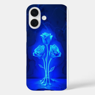 Coque Pour iPhone 16 Boîtier iPhone Rose Néon Bleu Vibrant
