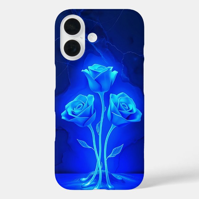 Coques Case-Mate iPhone Boîtier iPhone Rose Néon Bleu Vibrant (Verso)
