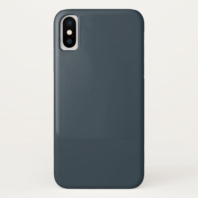 Coques Case-Mate iPhone Boîtier iPhone X Gris Charbon (Dos)