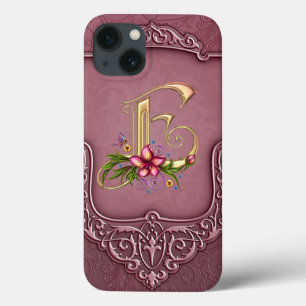 iPhone 13 Case Boîtier Monogram E iPad Air