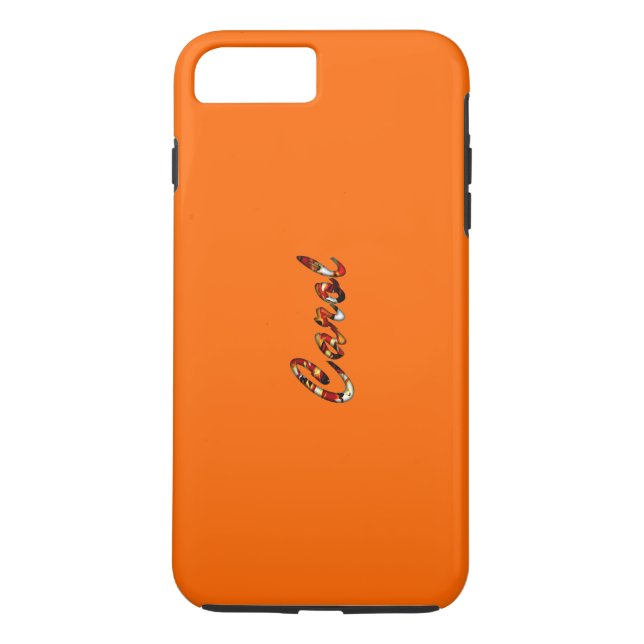 Coques Case-Mate iPhone Boîtier Orange Tough Style pour iPhone 7 Plus pour (Dos)