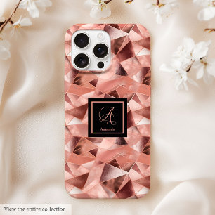 Coque Case-Mate iPhone Boîtier personnalisé pour iPhone 16 Élégant Rose G