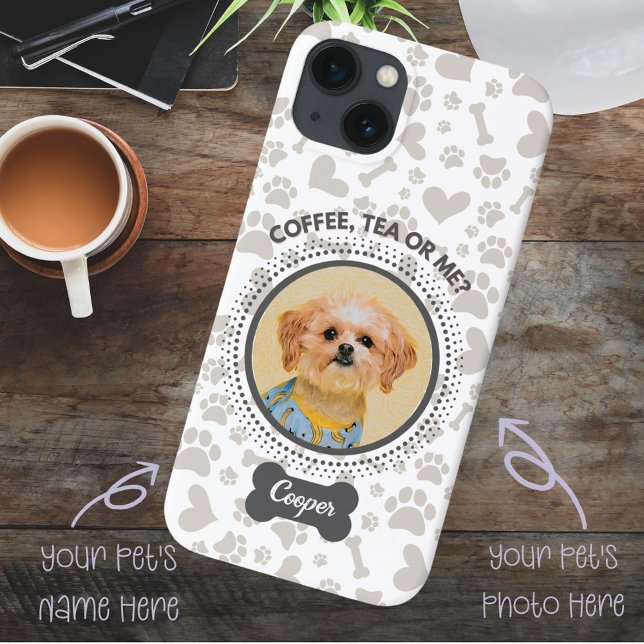 Coques Case-Mate iPhone Boîtier photo personnalisé pour animaux de compagn (Perfect gift to pet lovers, you can customize your pet's photo and name easily with one click.)