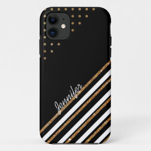 Etui iPhone Case-Mate Boîtier pour iPhone 5S personnalisées Black et Gol
