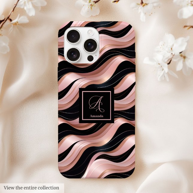 Coques Case-Mate iPhone Boîtier Rose Gold pour iPhone 13 Élégant Lux Perso (Rose Gold iPhone 13 Case Elegant Lux Personalized)